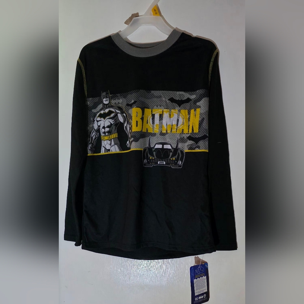 Batman Black and Gray Kids Pajamas 2 Piece